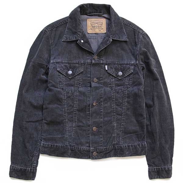 90s Levi'sリーバイス 70500 コーデュロイジャケット チャコールグレー