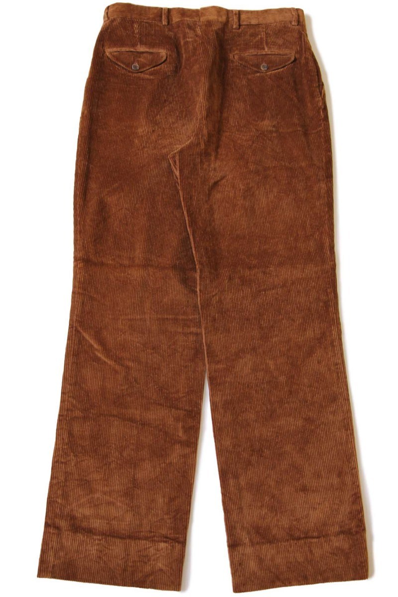 USA 70s ツータック コーデュロイ スラックス パンツ 水色