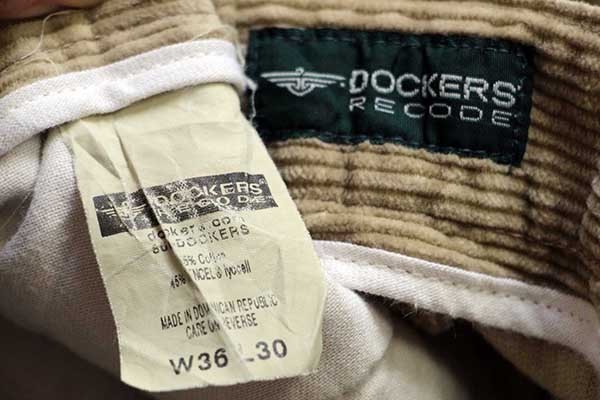 00s DOCKERSドッカーズ ツータック 太畝 コーデュロイパンツ ベージュ w36 L30☆スラックス - Sixpacjoe Web Shop 00s DOCKERSドッカーズ ツータック 太畝 コーデュロイパンツ ベージュ w36 L30☆スラックス - Sixpacjoe Web Shop