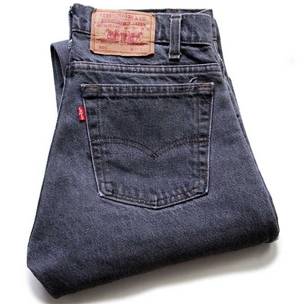 [希少]　Levi's 先染めブラックデニム