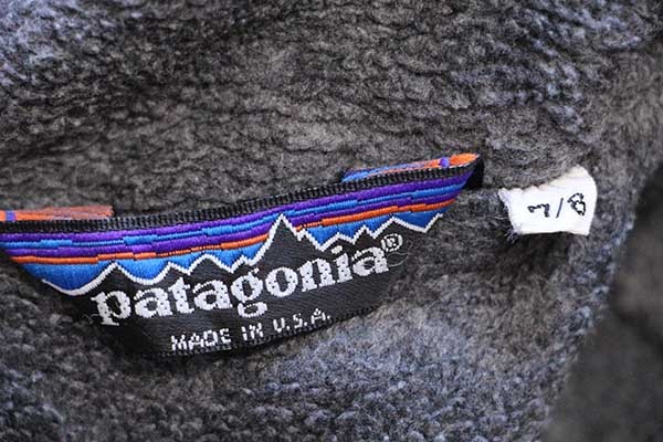 80s USA製 patagoniaパタゴニア フリースライナー ナイロン