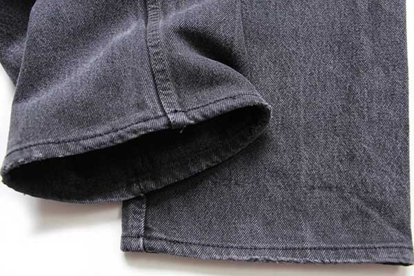 80s USA製 Levi'sリーバイス 501 ブラック デニムパンツ w34☆07