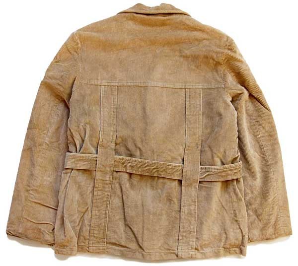 レア90's【ポロカントリー】太畝コーデュロイ　ノーフォークジャケットマックの古着ジャケット