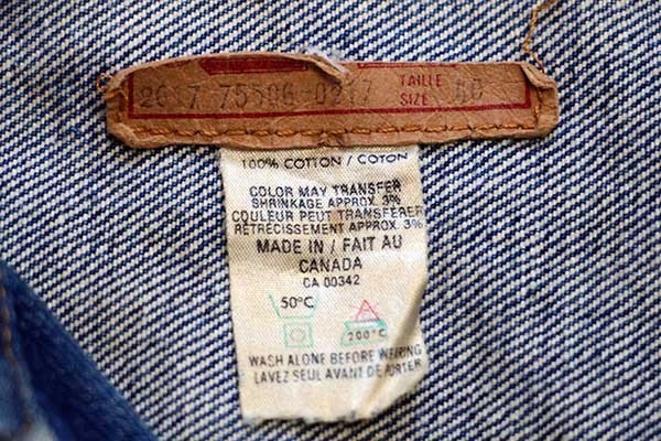80's Levi's 75506-0217 デニムジャケット 