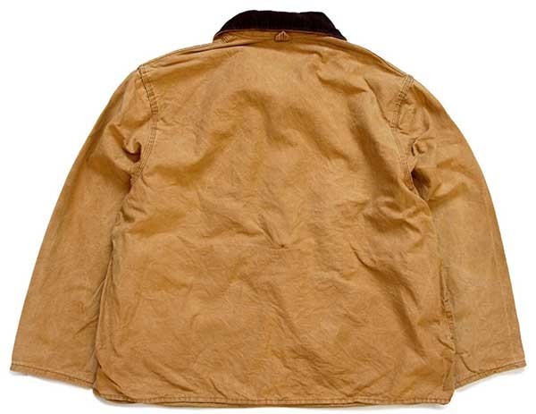 70s JCPenney ダック地 ハンティングジャケット 茶 XL