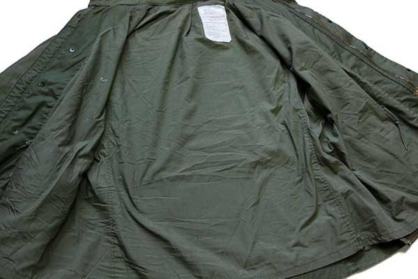 90s USA製 ALPHAアルファ M-65 フィールドジャケット カスタム オリーブグリーン L-R★コート