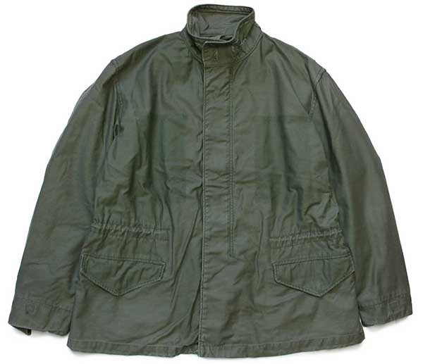 90s USA製 ALPHAアルファ M-65 フィールドジャケット カスタム オリーブグリーン L-R★コート - Sixpacjoe