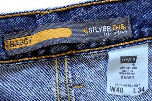 00s Levi'sリーバイス SILVERTABシルバータブ BAGGY デニムパンツ w40 L34