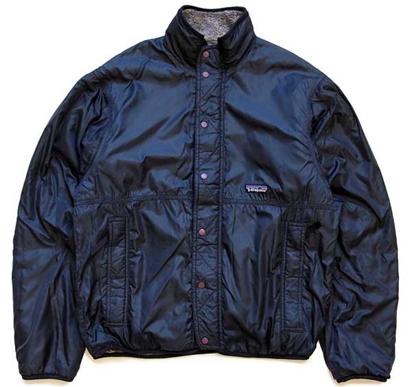 90s USA製 patagoniaパタゴニア キモノ 総柄 グリセード リバーシブル 