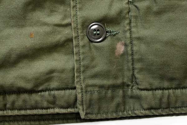 70s 米軍 U.S.NAVY A-2 ステンシル デッキジャケット オリーブ