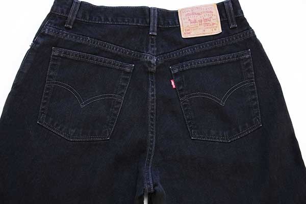 00's Levi's 550 ブラックデニム　made in usa