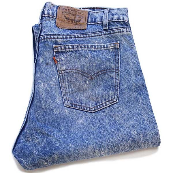 USA製 Levi's リーバイス 505 ケミカルウォッシュ