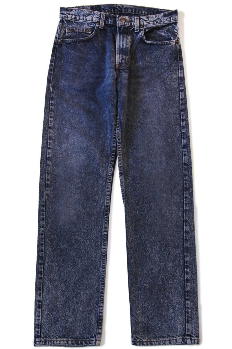 80年代 リーバイス Levi's 505 ケミカルウォッシュ テーパードジーンズ デニムパンツ USA製 レディースL(w28) ヴィンテージ /eaa337228