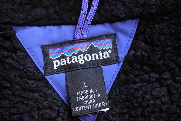 90s patagoniaパタゴニア フリースライナー ナイロン インファーノジャケット 青 L - Sixpacjoe Web Shop