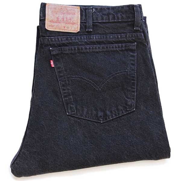 90s カナダ製 Levi'sリーバイス 505 ブラック デニムパンツ w31