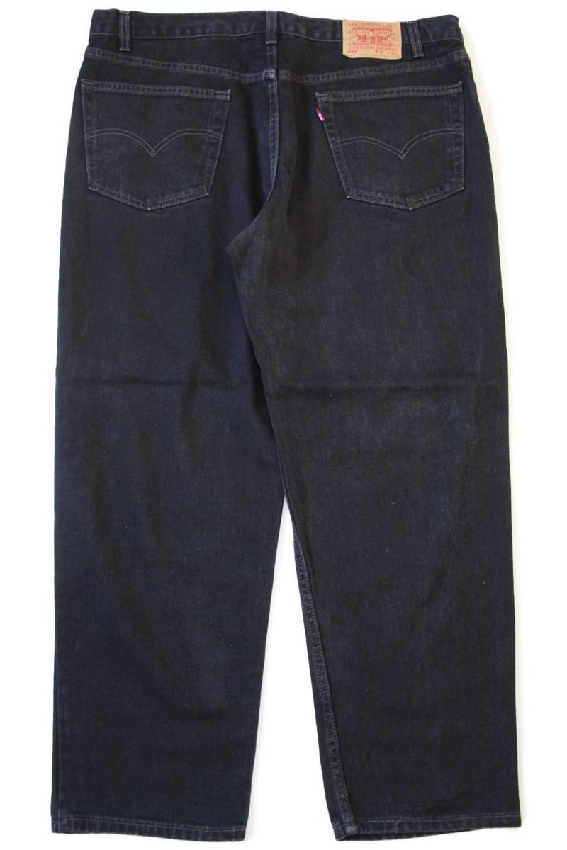00s USA製 Levi'sリーバイス 550 ブラック デニムパンツ w42 L30 00s USA製 Levi'sリーバイス 550 ブラック デニムパンツ w42 L30