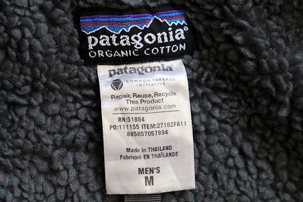 patagoniaパタゴニア フリースライナー オーガニックコットン ラインド