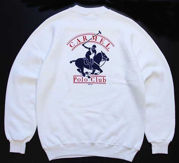 80s USA製 crazy shirts CARMEL Polo Club 両面プリント