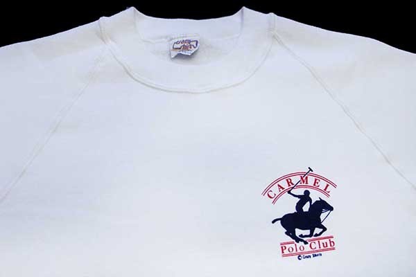 80s USA製 crazy shirts CARMEL Polo Club 両面プリント