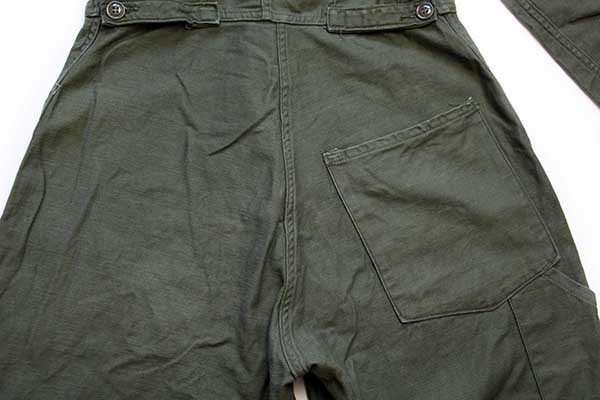 80s 米軍 U.S.ARMY コットンサテン カバーオール オールインワン ...