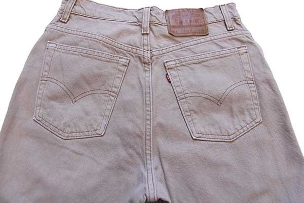 90s USA製 Levi'sリーバイス 551 カラーデニムパンツ 後染め グレー