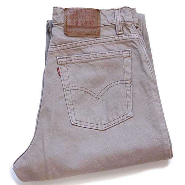 90s USA製 Levi'sリーバイス 551 カラーデニムパンツ 後染め