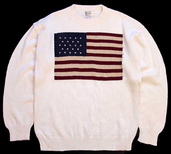 90s liberty 星条旗　コットンニット　USA