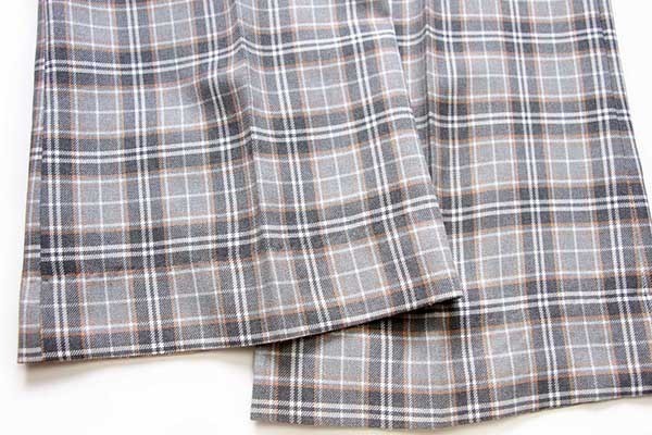 70s USA製 FARAH タータンチェック スラックス フレアパンツ 40