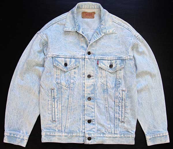 80s USA製 Levi'sリーバイス 70507 ケミカルウォッシュ デニム