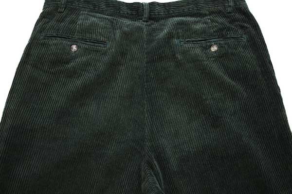 90´s old GAP 2タックコーデュロイスラックス 太畝 ブラック メンズ