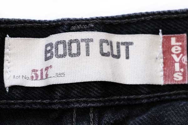 Levi's 00s Levi'sリーバイス 517 ポリエステルパンツ 黒 w32