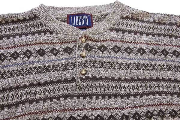 90s USA製　LIBERTY SWEATERS  designed knit