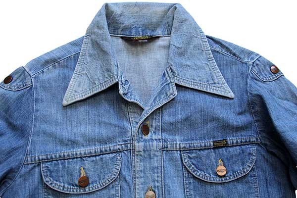 70s USA製 Wranglerラングラー WRAPID TRANSIT デニム ブッシュ 70s USA製 Wranglerラングラー WRAPID TRANSIT デニム ブッシュ