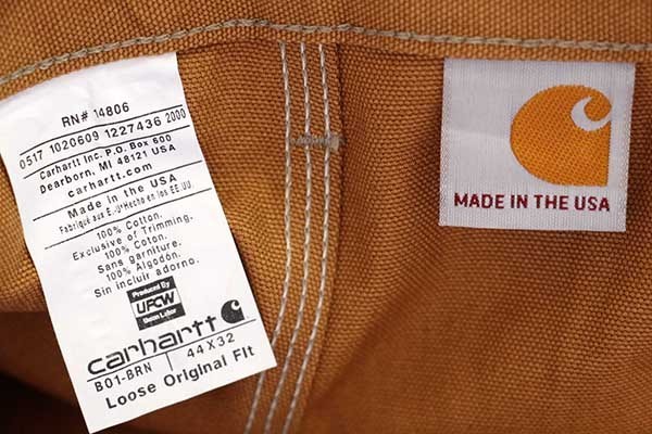 MadeinUSACarhartt ダブルニーパンツ Loose Fit Made in USA