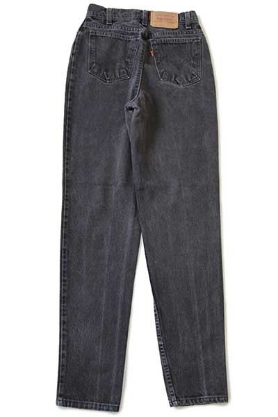 90年代 リーバイス Levi's 912 SLIM FIT TAPERED LEG ブラックジーンズ テーパードデニムパンツ USA製 レディースS(w25) ヴィンテージ /eaa319994