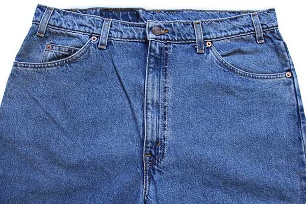 90s USA製 Levi'sリーバイス 553 ブラック デニムパンツ w36 L32