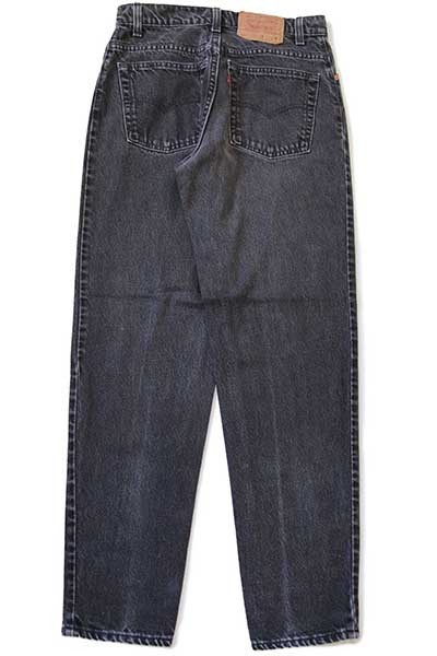 90's Levi's 550 ブラックデニムパンツ 表記(36x30) USA製