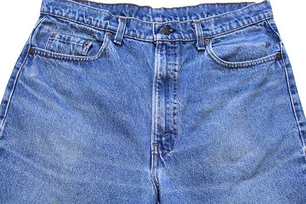 お歳暮 人気 オシャレ USA製 80s Levi'sリーバイス L33☆36 w36 デニムパンツ 517 パンツ