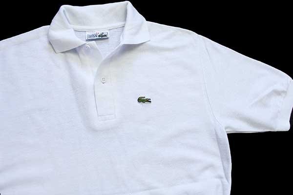 【未使用】CHEMISE LACOSTE ラコステ 白 フランス製 メンズ3