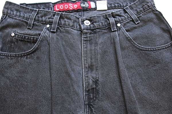90s USA製 Levi'sリーバイス silverTabシルバータブ LooSe ワンタック