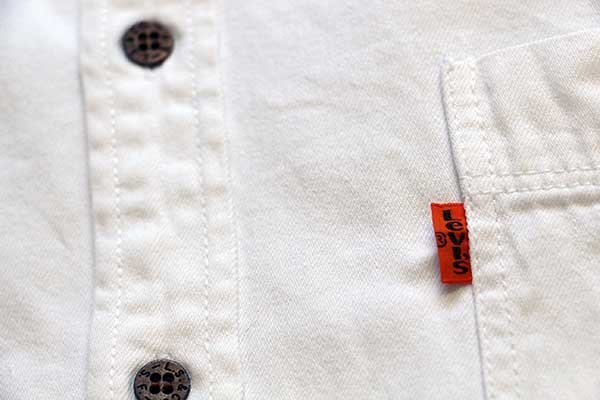 90s Levi'sリーバイス ホワイト デニムシャツ L