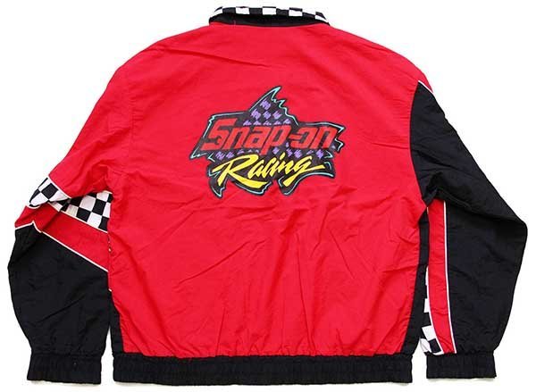 90s USA製 swingster Snap-on Racing スナップオン チェッカーフラッグ 