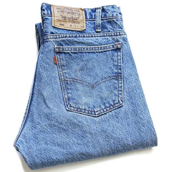 【リーバイス】Levi's 505 W31 ダメージデニム