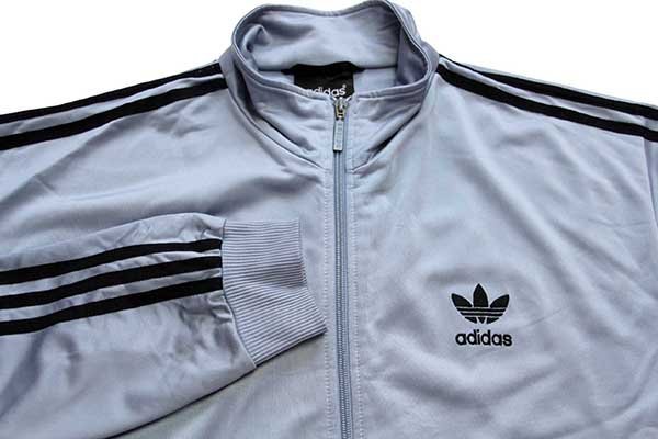 TJ131 adidas トラックジャケット グレイ 灰色 M レアカラー