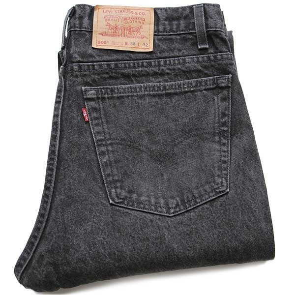 Levi's　リーバイス　デニムパンツ　ジーンズ　505　ブラックデニム