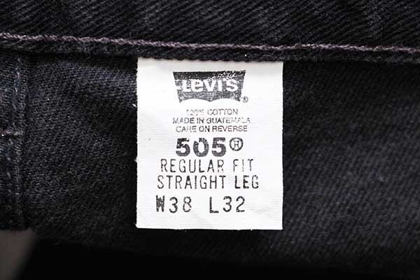00s Levi'sリーバイス 505 ブラック デニムパンツ w38☆55 - Sixpacjoe ...