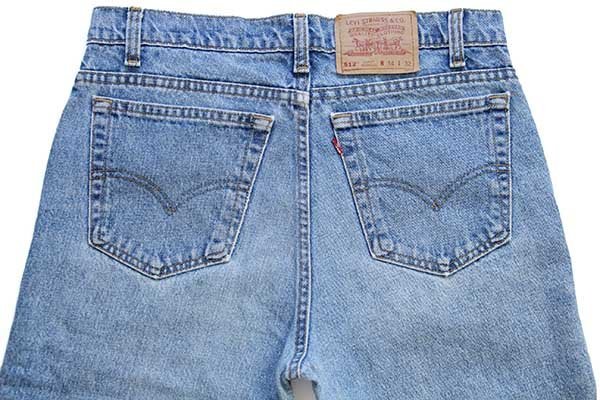 90s カナダ製 Levi'sリーバイス 512 デニムパンツ w34 L32☆14