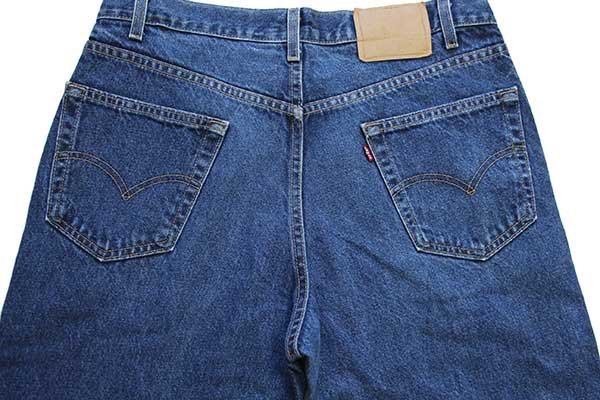 00s Levi's リーバイス デニム 550 水色 ルーズ テーパード 36