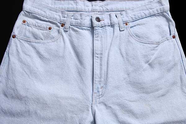 90s USA製 Levi'sリーバイス 550 デニムパンツ アイスブルー w38 L30 90s USA製 Levi'sリーバイス 550 デニムパンツ アイスブルー w38 L30