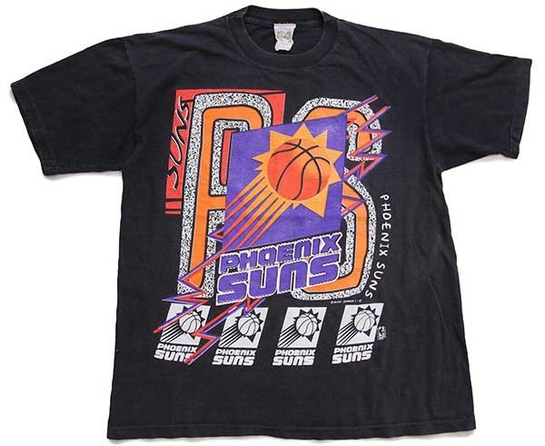 90s NBA Chicago BULLS MAGIC JOHNSON 総柄T